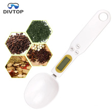 LCD Display High Precision Small Scale Spoon Scale, 500g 0.1g Plastic Measuring Digital Kitchen Scale;